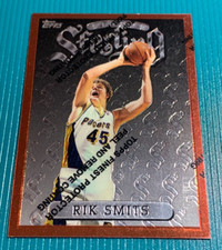 1996-97 Topps Finest Rik Smits Sterling Card - Indiana Pacers