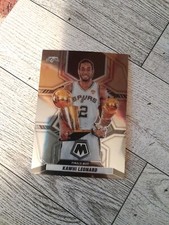 2021-22 Panini Mosaic Basketball FINALS MVP Kawhi Leonnard No. 300 Parallel...