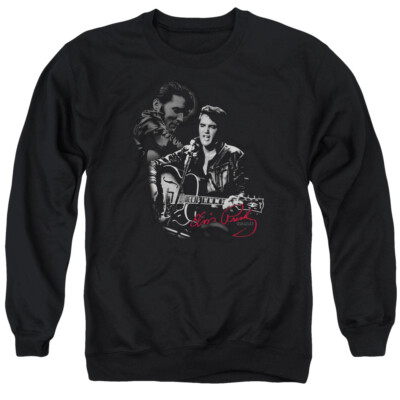 Elvis Presley Sweatshirt Performance Black Pullover