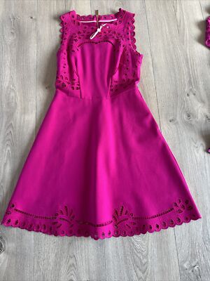 ted baker dress, Verita Cut Out Body Con Dress size 8/10 Pink