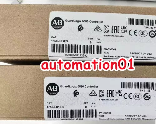 Neu Factory Sealed AB 1756-L81ES/B GuardLogix 5580 Controller DHL/UPS - Bild 1 von 2