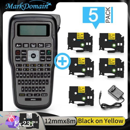 Industrial Label Maker Printer E1000 Label Machine for P-Touch TZe-231 12mm Tape - Bild 16 von 24