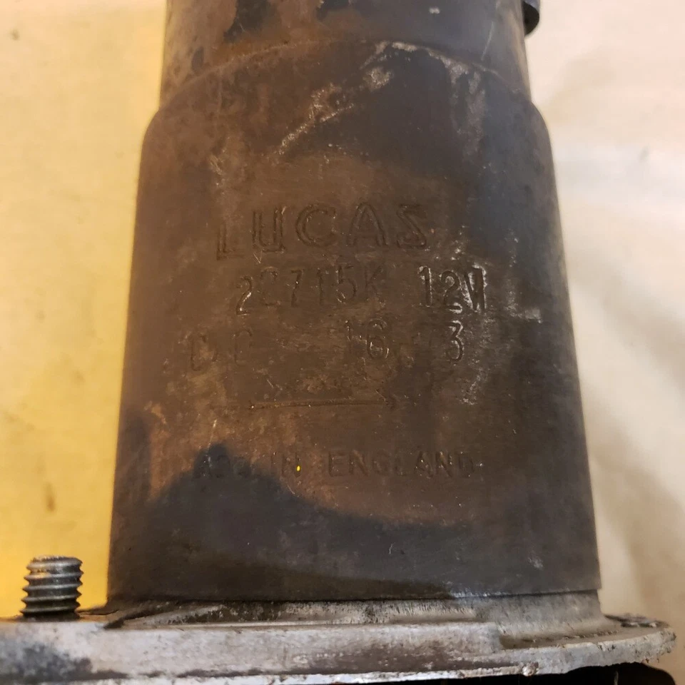 Оригинальный генератор MG MGB Midget Austin Healey Lucas 22715K C40 датированный 1973 годом изготовитель оборудования - Изображение 4 из 4