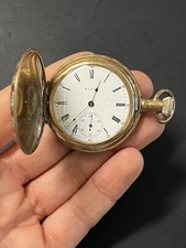 1895 Elgin Model 2 Grade 117 6s 7J Pocket Watch GF Case Runs