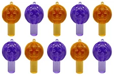 Medium Ceramic Tree Lights - Orange & Purple Pumpkin Shape Lights | 25 Pack