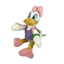 Walt Disney World Daisy Duck Plush Stuffed Animal Disneyland Parks Pink Purple