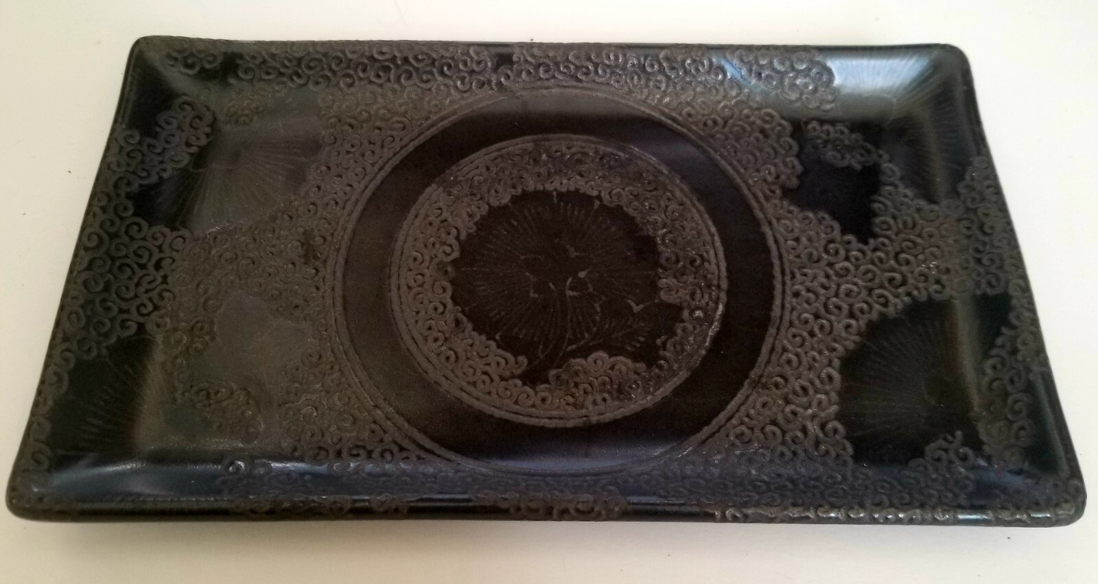 Vintage Discontinued Sousaku Japan Sound Collection 9" Sushi Tray/Plate EUC