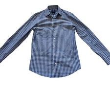 Ben Sherman Men  s Shirt S 14 - 32/33 Tailored Slim Fit Button Long Sleeve Cotton