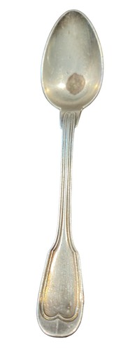 Christofle Chinon Silverplate Small Teaspoon - 5 3/8" - Has Monogram