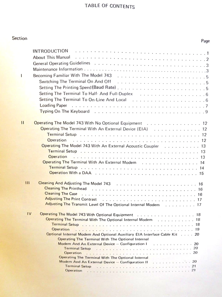 1976– Texas Instruments (TI) Silent 700 Data Terminals – Model 743 KSR - Image 2 of 4