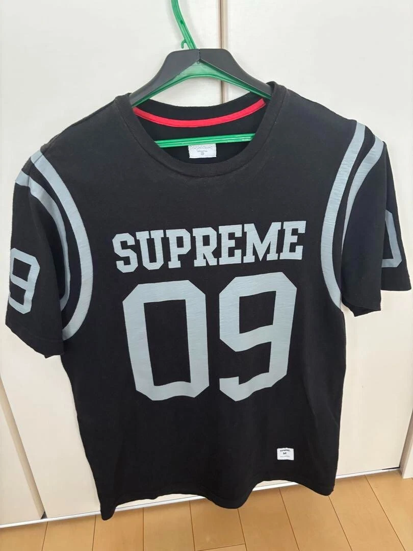 Supreme Football Top Tee 09SS Homme M Couleur Noir