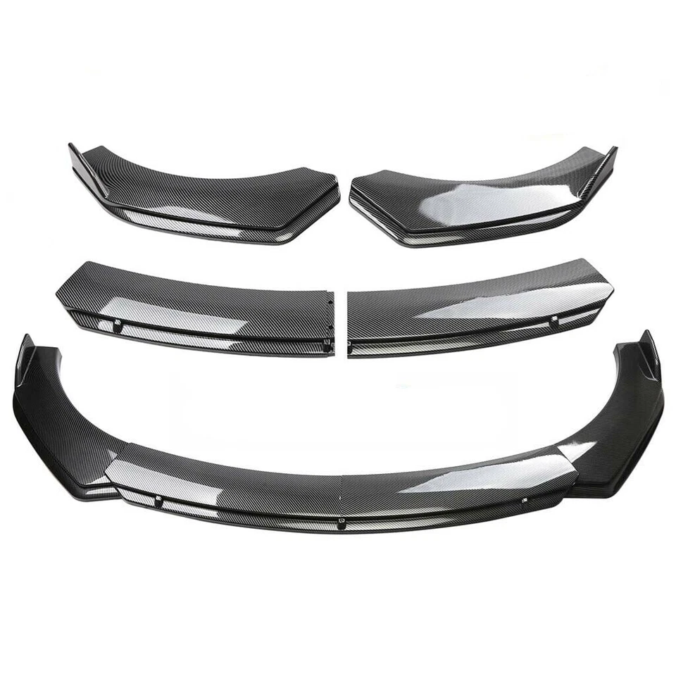 For Chevy Silverado 1500 Carbon Fiber Front Bumper Lip /Side Skirt/Body G Foto 3 de 4