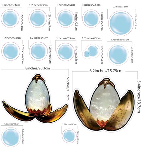 Brand New Harry Potter Mermaid Window Cling Set, 11.5"x30" Officially Licensed - Picture 5 of 6