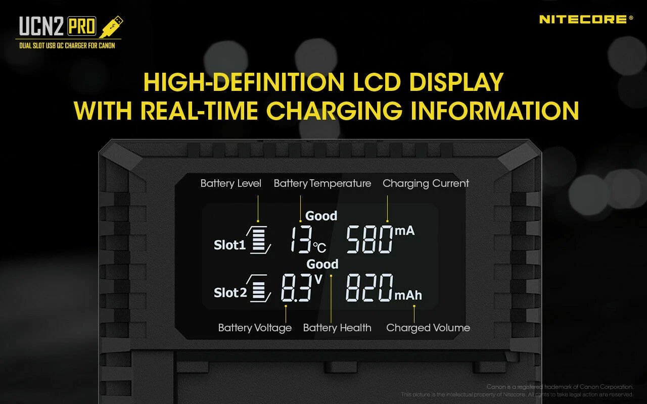 Nitecore UCN2 Pro USB Charger - Thumbnail 4