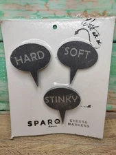 Sparq Home Slate Cheese Tray Markers Charcuterie Board Tags Holiday 
