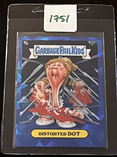 2021 Topps Garbage Pail Kids GPK Chrome SAPPHIRE Distorted Dot 96a - Bild 3 von 3