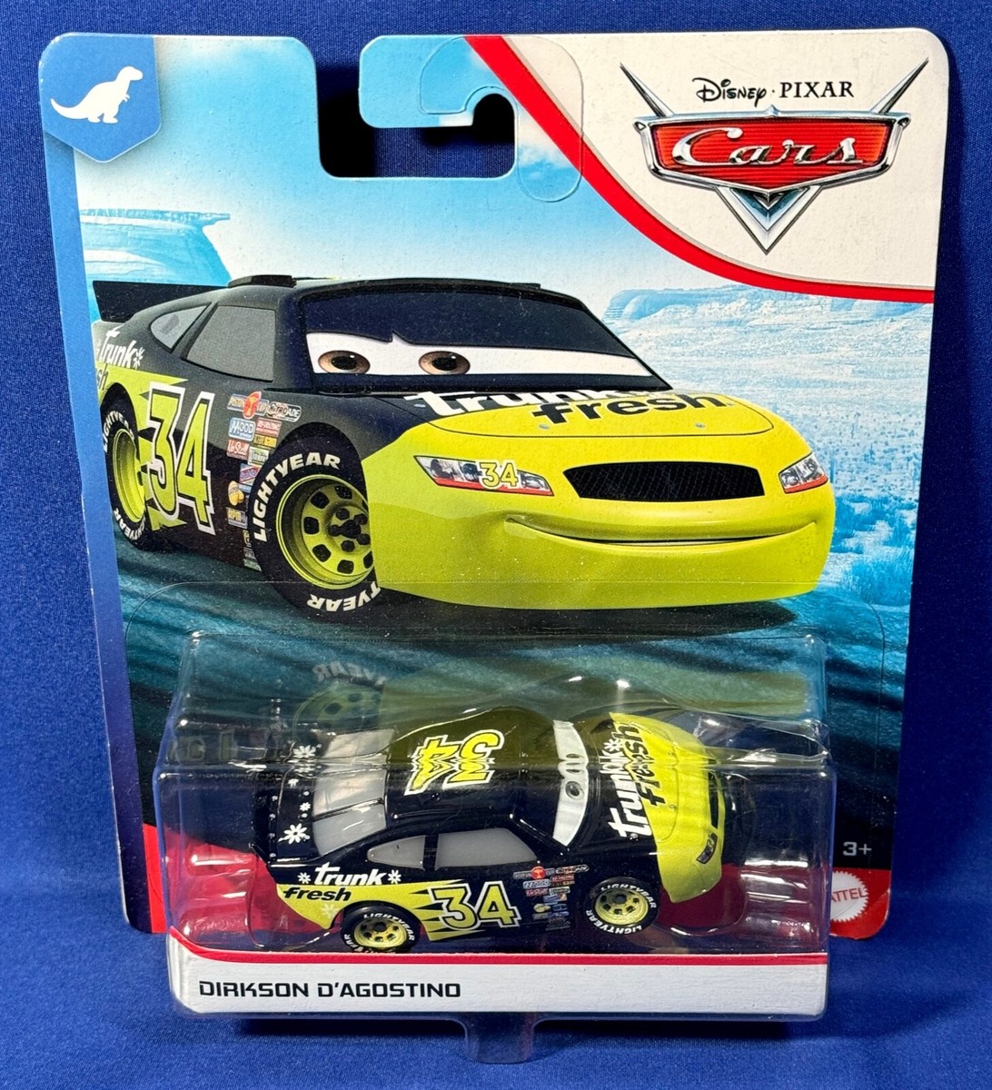 Dirkson D'agostino 34 Trunk カーズ　ミニカー DIRKSON D'AGOSTINO Pixar Cars - trunk fresh 34 - DINOCO 400 Series