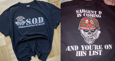 Storm Troopers Of Death Sargent D and the S.O.D. T-shirt