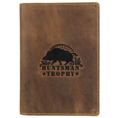 Greenburry Vintage Huntsman Trophy Leder Dokumentenmappe Jagdschein Etui 328B