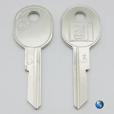 B47-K Key Blanks for Various Models by Buick, Cadillac, and others (10 Keys)
