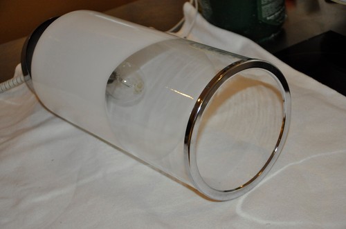 Vintage 60er/70er Jahre Zylinder Glas Lampe Murano wohl Mazzega Carlo Nason - Picture 8 of 24