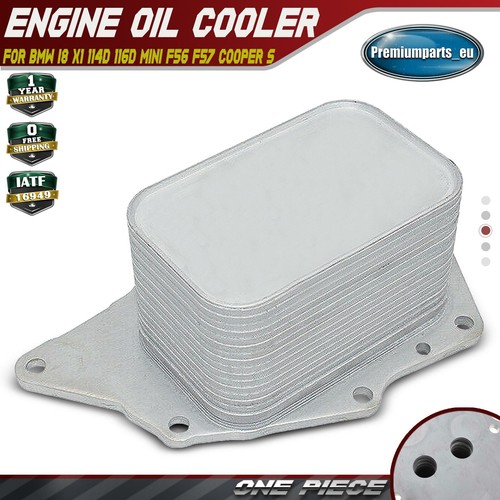 New Engine Oil Cooler for BMW i8 X1 114d 116d Mini F56 F57 Cooper S