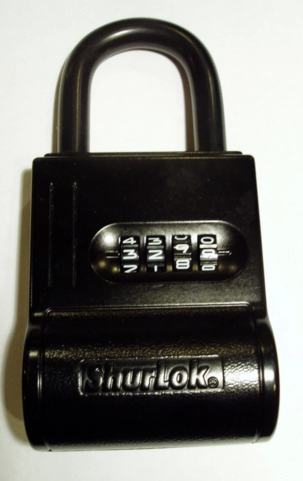 Key Lock Box - ShurLok Key Storage SL200 Black Realtor Lockbox Real Estate NEW - Image 3 of 4