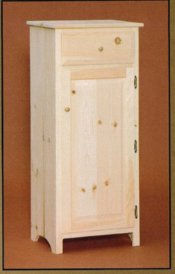 New Amish Unfinished Solid Pine Primitive Jelly Cabinet Rustic