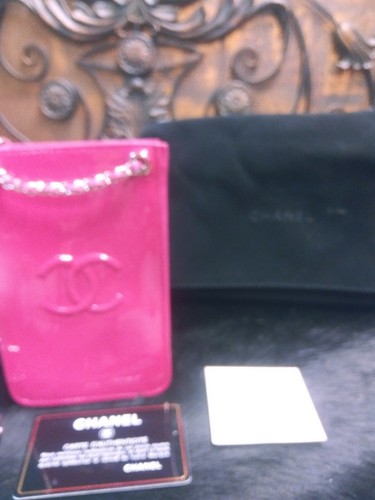 chanel phone holder crossbody