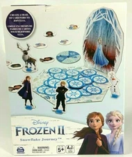 Disney Frozen II Snowflake Journey Board Game w/ Spinner NEW