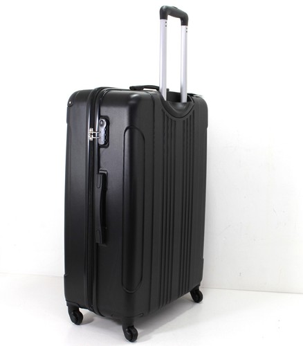 X Large Hard Shell 3Pcs Suitcases ABS Cabin 4 Wheel Luggage Lightweight Trolley - Picture 47 of 57