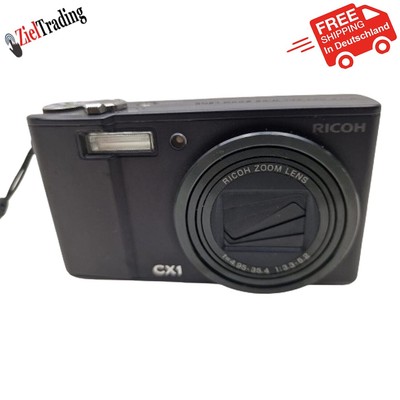 Ricoh CX1 Digitalcamera KompactKamera - Schwarz- Nicht Getestet!