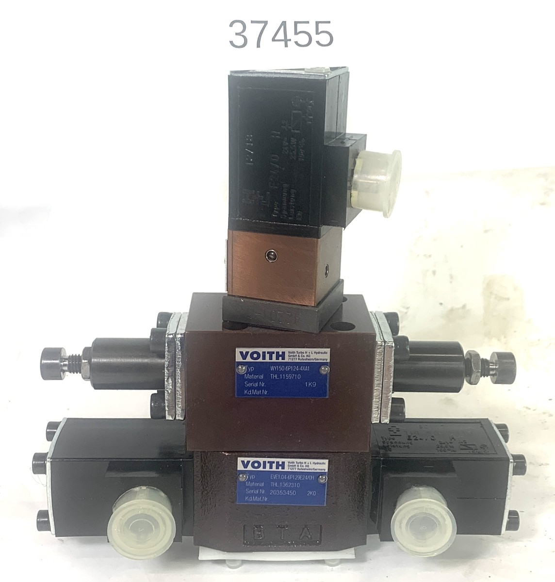 なが VOITH EVE1.04-6P129E24/0H Magnetventil 20353450 | eBay
