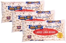 Dixie Lily - Large Lima Beans - Dried for Cooking, Quick Soak 12 ounces 