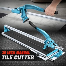 For Porcelain Ceramic 36" Manual Tile Cutter Cutting Machine Tool w/ Wheels