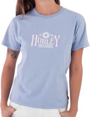 HURLEY Shirt Tshirt Oberteil ORGANIC SURF AND SUNSHINE T-Shirt 2025 blue
