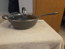 CRAVINGS BY CHRISSY TEIGEN GRAY ENAMEL & NON-SKICK ~10” SAUTE PAN SKILLET LID