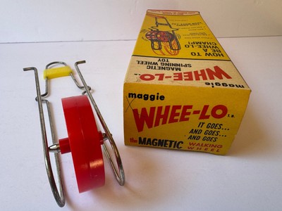 Vintage Whee-Lo Spinning Wheel Toy Maggie Original Box UNUSED 