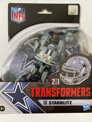 Transformers X NFL Starblitz (Dallas Cowboys) Action Figure BRAND New! Sealed!