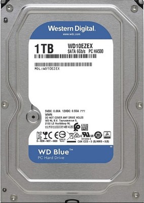 Western Digital WD Blue 1TB WD10EZEX 7200RPM 6Gb/s 3.5'' SATA HDD Hard Drive