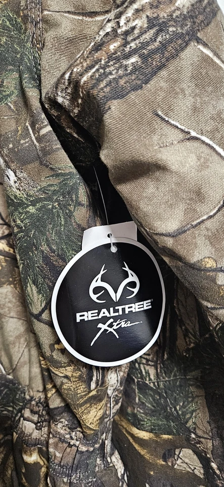 Realtree Xtra Mens Insulated Camo Coveralls Hunting Cold Warm Outdoors  3XLT NWT - Image 4 of 4