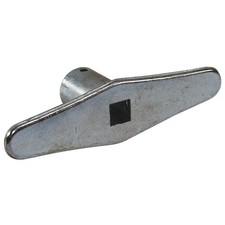 AMERICAN GARAGE DOOR SUPPLY LITH516 T-Handle, Polished, Zinc 36R937