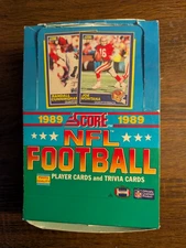 1989 Score NFL Football Trading Cards Box
