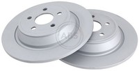 2X Bremsscheibe Hinten ABS 18484 FÜR Ford USA Bremsscheiben Scheibenbremse