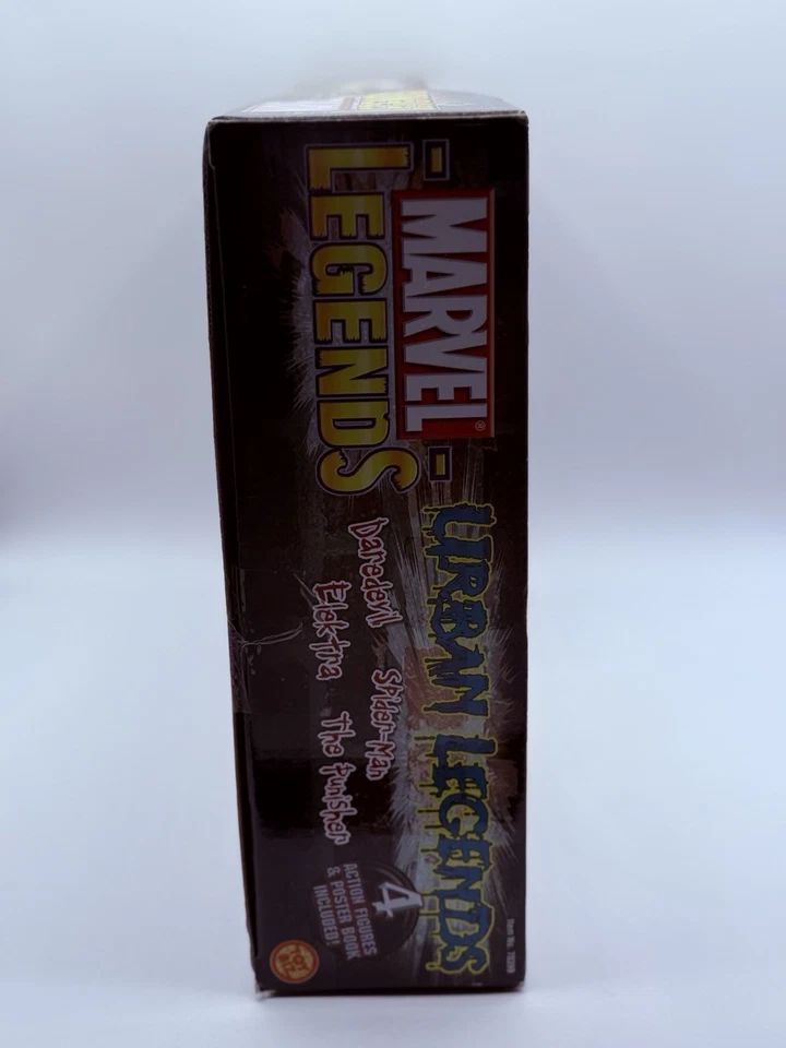 ToyBiz Marvel Legends Urban Legends 2003 4 Action Figure Set Spider-Man Punisher - Image 4 of 4