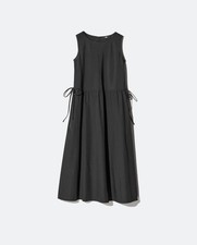 UNIQLO Waist Gather Sleeveless Dress / Stripe / Short Japan NEW
