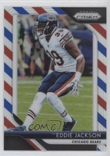 2018 Panini Prizm Red White & Blue Prizm Eddie Jackson #167 0wr9