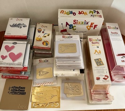 Sizzix Lot Dies And More!!! Used Some New!
