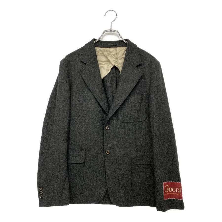 Gucci giacca sartoriale lana grigio uomo taglia 7 46R usata