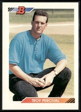 1992 Bowman #290 Troy Percival
